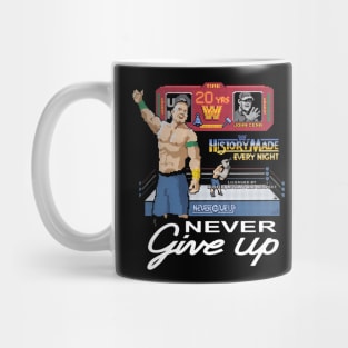 John Cena 20 Years Never Give Up Mug